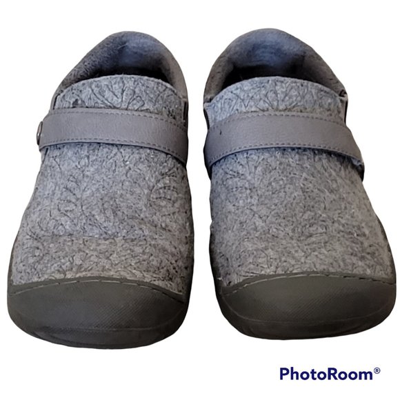JBU by Jambu Blakely Felted Wool Vegan Leather Slip-On Shoes Memory Foam Sz 9 - Picture 3 of 8